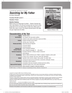 Searching for My Father - Houghton Mifflin Harcourt