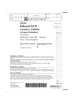 Edexcel GCE - The Student Room