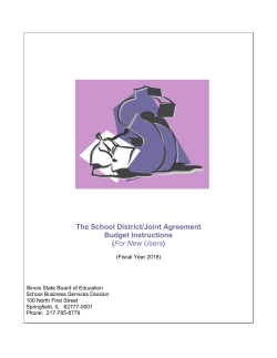 School District/Joint Agreement Instructions FY 18