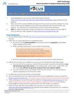 How Do I Login to Focus to See My Child`s Grades?
