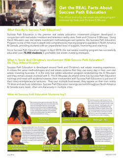 Success Path Education Program