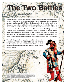 The Battles of Loxahatchee - Palm Beach County History Online