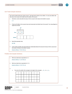 SS 03 Ratios and Unit Rates