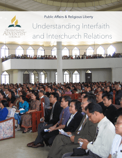 Understanding Interfaith and Interchurch Relations
