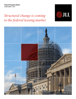 JLL U.S. Federal Perspective 2015