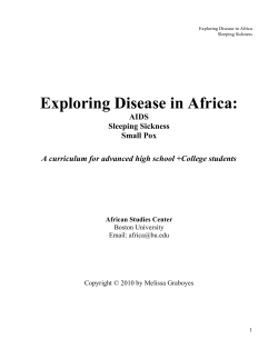 Exploring Disease in Africa