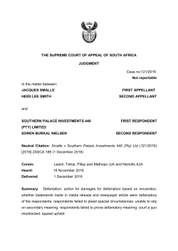 zasca 189 - Department of Justice