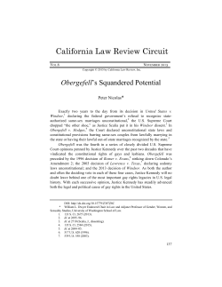 Obergefell`s - California Law Review