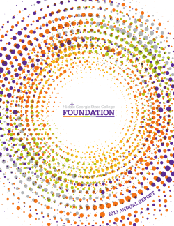 2013 Annual Report - Middle Georgia State University