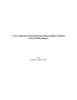 A New Approach to Detecting Mass Human Rights Violations Using