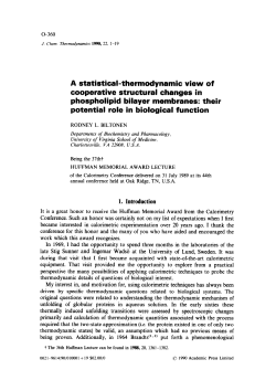 A statistical-thermodynamic view of cooperative