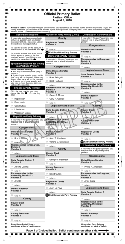 Additional Info... - Village of Whitefish Bay