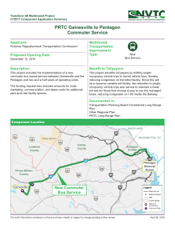PRTC Gainesville to Pentagon Commuter Service