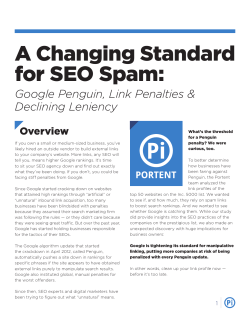 A Changing Standard for SEO Spam
