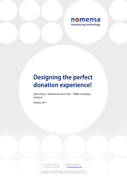 Designing the perfect donation experience!
