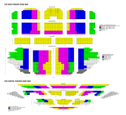 the ohio theatre zone map the capitol theatre zone map