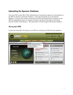 Subscribing as a Sponsor Manual