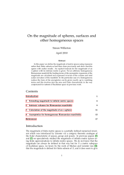 On the magnitude of spheres, surfaces and other