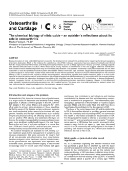 The chemical biology of nitric oxide – an