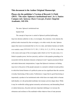 FIELD The State AUTHOR ORIGINAL