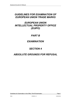 part b examination - euipo