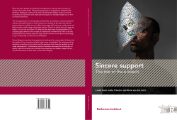 Sincere support - Rathenau Instituut