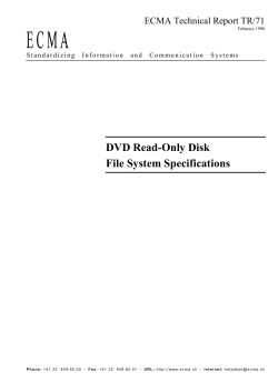 DVD Read-Only Disk File System Specifications