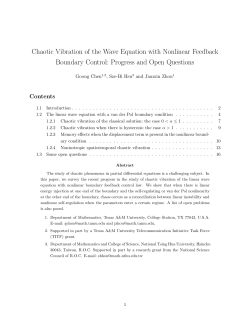 Chaotic Vibration of the Wave Equation with Nonlinear Feedback