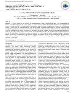 - International Journal of Multidisciplinary Research and