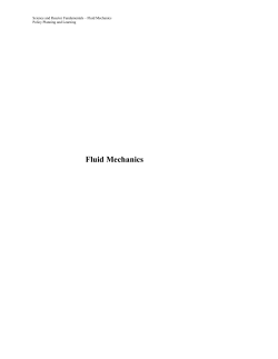 Fluid Mechanics
