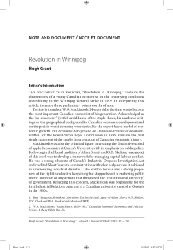 Revolution in Winnipeg