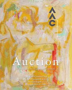 Auction - Art Academy of Cincinnati