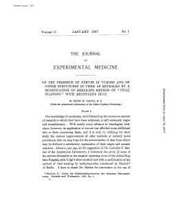experimental medicine