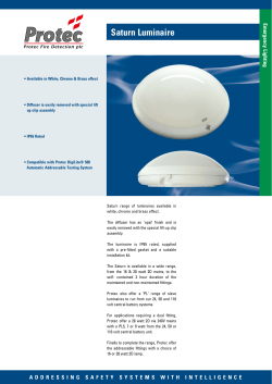 Saturn - Protec`s fire detection