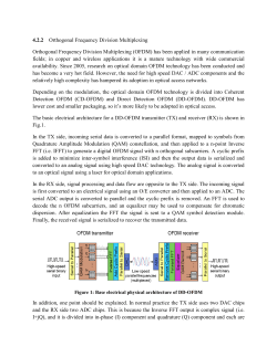 Contribution to subclause 4.2.2 on Orthogonal Frequency Division