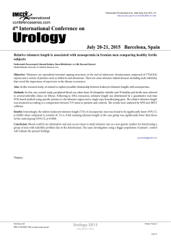 Urology - OMICS International