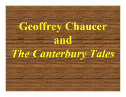 The Canterbury Tales