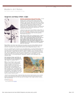 Modern Art Notes - American Folk Art Museum