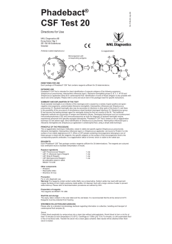 Phadebact&reg; CSF Test 20
