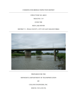 underwater bridge inspection report