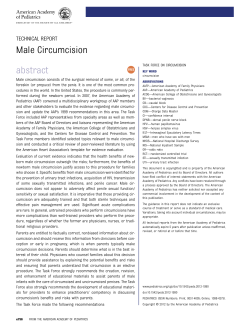 Male Circumcision abstract