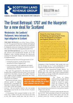 Summary Treaty Betrayal 1707