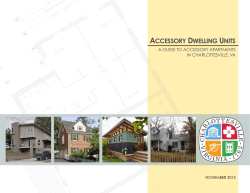 Accessory Dwelling Units - A Guide to Accessory Apartments