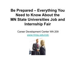 Be Prepared &ndash; Everything You Need to Know About the MN State