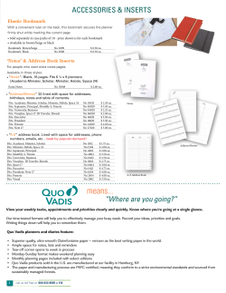 means... - Quo Vadis Planners