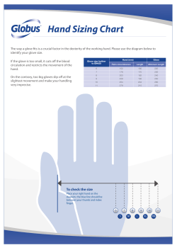 Hand Sizing Chart