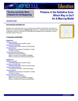 Photons in the Radiative Zone