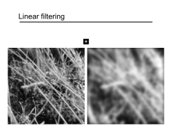 Linear filtering