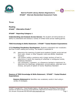 Reading/Vocabulary Development