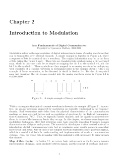 Fundamentals of Digital Communication